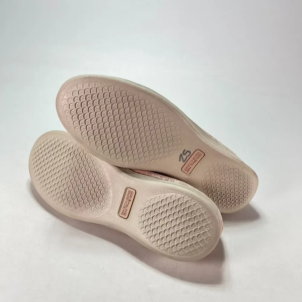 Skechers On the GO Dreamy Curious Blush Pink Casual Shoes 136271 Women's Size 9